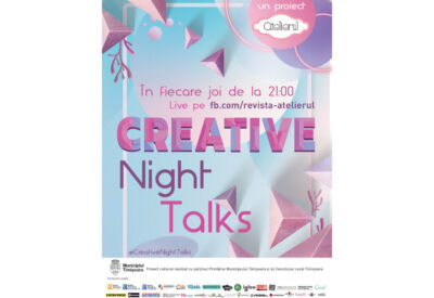 Invitați de top la conferințele Creative Night Talks în octombrie