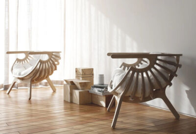 Gubrot – mobilier parametric, fabricat în România