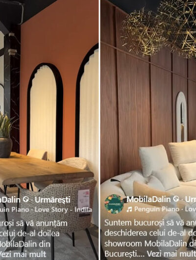 MobilaDalin deschide al doilea showroom din București