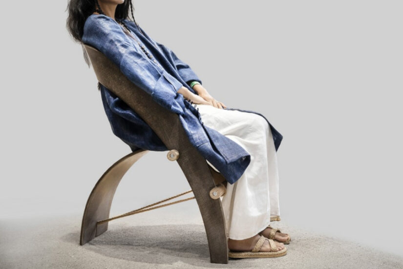 Hemp Chair by Veronica Olariu uluiește lumea